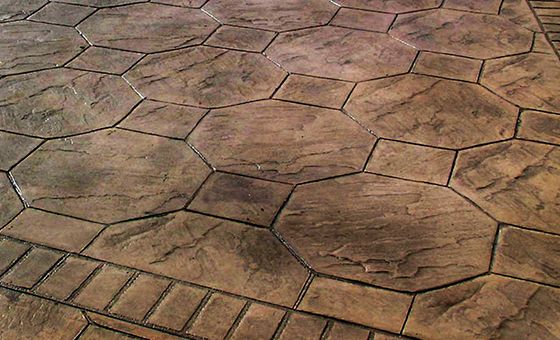 Beton Amprentat Octogon